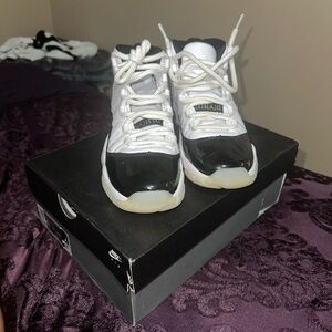 Jordan Kids Black and White Sneakers